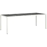 vidaXL Gartentisch 250 x 100 x 75 cm Weiß