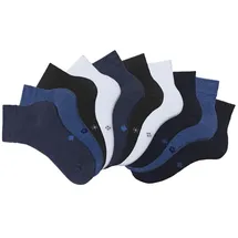H.I.S. Kurzsocken 10er Pack Blau/Schwarz 39-42