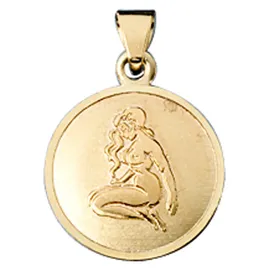 Jobo Sternzeichenanhänger Jungfrau Gelbgold 333