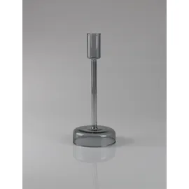 AM Design Kerzenhalter-Set aus Glas grau