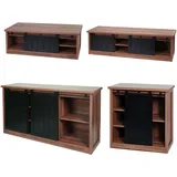 MCW K75 TV-Rack 150 x 40 x 43 cm Braun Kiefer