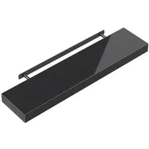 CASARIA Wandregal Hängeregal 90 x 3,8 x 23 cm Schwarz