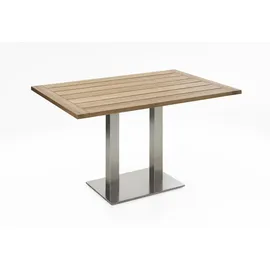 Niehoff Bistro Tisch 120x81cm, Teak recycelt