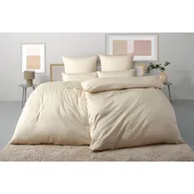 OTTO home Luisa Satin Beige 135 x 200 cm + 2 x 80 x 80 cm