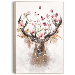 Bild SWEET DEER - bunt - BHT 60x90x3 cm