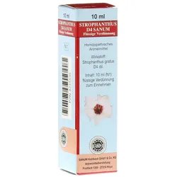 Strophanthus D 4 Sanum flüssige Verdünnu 10 ml