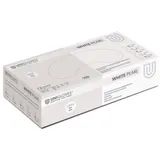 Unigloves White Pearl, Nitril Einmalhandschuhe, Puderfrei*Größe XS (1x100 Stück)
