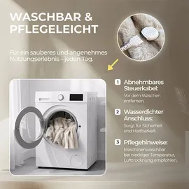 BR Bringer Bringer Infrarot Heizdecke 200 x 180 cm Braun