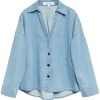 Comma, Denim-Overshirt aus Lyocell Blau 42