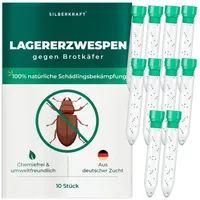 Silberkraft Lagererzwespen gegen Brotkäfer, 10 St Sonstige