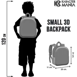 Karactermania Marvel Spiderman 3d Rucksack Grau