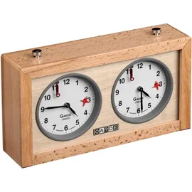 Philos Schachuhr Gardé, mechanisch, Holzgehäuse
