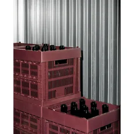 HAY Aufbewahrungsbox Colour Crate Cube 29,5 x 29,5 x 29,5 cm Weiß