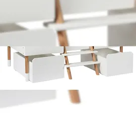 Möbilia Schublade 2er Set Lizzi 58 x 90 x 40 cm MDF weiß