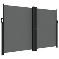 vidaXL Seitenmarkise Ausziehbar  160 x 600 cm Anthrazit Polyester