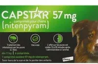 Capstar 57 mg, Comprimé antiparasitaire externe pour chien, bt 6 Comprimé(S) pc(s)