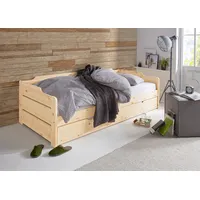 Home Affaire Daybett »"REETE " BESTSELLER! Funktionsbett, Kinderbett, inklusive Schubkasten«, (2 Schlafplätze), FSC® zertifiziertes Massivholz (Kiefer), klassischer Landhausstil,