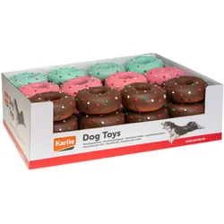 Karlie Doggy Donuts Latex Sortiment 12 Centimeter Hundespielzeug