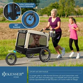 Kesser Boxer 3-in-1 Hundebuggy & Jogger beige