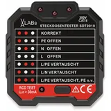 ENOVALAB Steckdosentester mit RCD-Prüfung