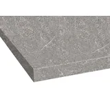 OPTIFIT Arbeitsplatte OPTIFIT "Luzern", marmorfarben grau, B:250cm H:3,8cm T:60cm, Holzwerkstoff, Tischplatten, 38 mm stark, Tiefe 60 cm, große Auswahl an Breiten