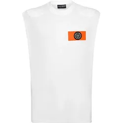 PLEIN SPORT Herren Shirt Tanktop, Wei?, M