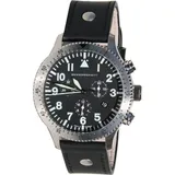 Messerschmitt Uhr Chronograph Fliegeruhr ME 5030L in Silber | Gr.: onesize