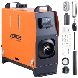 Vevor Luft Dieselheizung Standheizung 12 V 5 kW, Luftheizung Air Diesel Diesel Standheizung Lufterhitzer, 0,12–0,52 L/Std. Dieselheizung mit LCD-Display & Fernbedienung Air Diesel Heizung