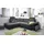 ed exciting design Eckcouch Kunstleder 4-Sitzer Schwarz