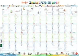 Wandkalender 68x48cm HEYE 1584 Jahresplaner Helme Heine