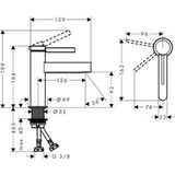 Hansgrohe Finoris Einhandmischer Mattschwarz