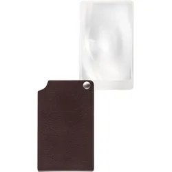 ESCHENBACH OPTIK Einschlaglupe "visoPOCKET", rot, B:7,4cm H:4,8cm, Lupen, mit großem Sehfeld mit superflacher Linse