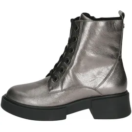 CAPRICE Stiefelette Leder mit Reißverschluss, Metallisch (Stone Metallic), 39