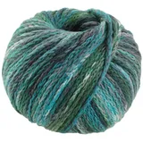 Lana Grossa Cool Merino Big Color | Voluminöses Kettengarn aus klassischer Merinowolle | Handstrickgarn aus 90% m grau|grün