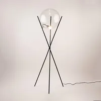 S.LUCE Orb Tripod Glaskugel Stehlampe Dreibein 160cm