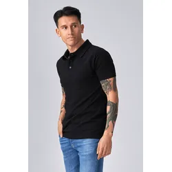 Muscle Poloshirt - schwarz - Mann - TeeShoppen