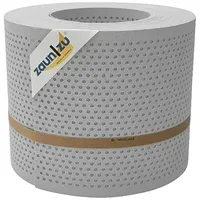 zaunzu® Sichtschutzstreifen Premium Gelocht 26 m x 19 cm Lichtgrau