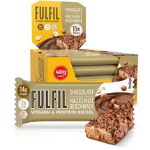 Fulfil Proteinriegel Schokolade Haselnuss Riegel 15 x 40 g