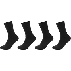 Diabetikersocken CAMANO "comfort", Damen, Gr. 39 (42), schwarz, Baumwolle, Elasthan, Polyamid, unifarben, Socken, Superweiche Bündchen, Venenfreundliche Socken