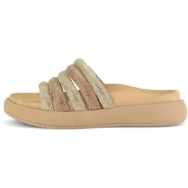 Gabor Pantolette GABOR, Damen, Gr. 44, gold, Schuhe Pantolette