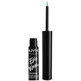 NYX Professional Makeup Compatible - Epic Wear Metallic Liquid Liner - Teal Metal