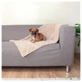 Trixie Cosy blanket structured soft plush 100 × 70 cm beige