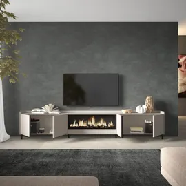 SKRAUT HOME Lowboard 315x61 cm Beige Holzwerkstoff