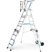 ZARGES Teleskop Plattformleiter ZAP Masterflex Plus S gebördelt 3-5 Stufen