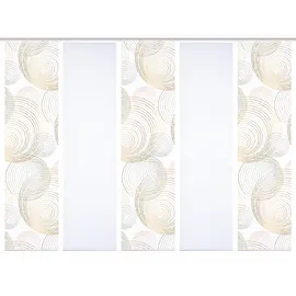 home in green »SPIRO« Paneelwagen 5 Stk. tlg. SET DIGITALDRUCK,BAMBUSOPTIK RECYCELT