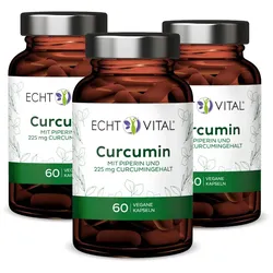 Echt Vital Curcumin Kapseln 3x60 St
