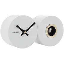 Karlsson Kuckucksuhr 26,0 cm Duo Cuckoo weiß