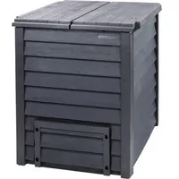 GARANTIA THERMO-WOOD Komposter 400 Liter anthrazit-braun