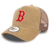 New Era A-Frame Trucker Cap - KORD Boston Red Sox beige