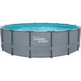 Summer Waves Elite Frame Pool 488 x 122 cm Anthrazit